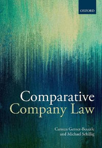 Comparative Company Law - Carsten Gerner-Beuerle