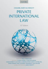 Private International Law 15ed : Cheshire, North & Fawcett - Paul Torremans