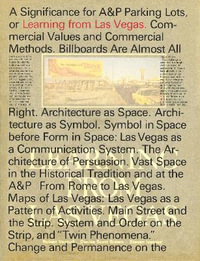 Learning from Las Vegas, facsimile edition : Learning From Las Vegas - Robert Venturi