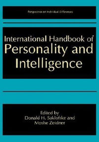 International Handbook of Personality and Intelligence : Perspectives on Individual Differences - Donald H. Saklofske