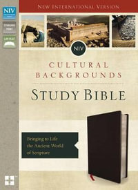 NIV, Cultural Backgrounds Study Bible : Bringing To Life The Ancient World Of Scripture [Black] - Craig S. Keener