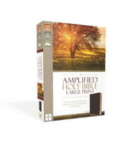 Amplified Holy Bible, Large Print : Captures the Full Meaning Behind the Original Greek and Hebrew [Burgundy] - Zondervan Publishing