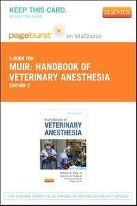 Handbook of Veterinary Anesthesia 5e - William Muir