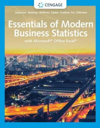 Essentials of Modern Business Statistics with Microsoft? Excel? : Mindtap Course List - David Anderson