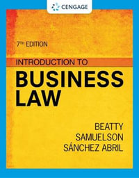 Introduction to Business Law : Mindtap Course List - Jeffrey F. Beatty