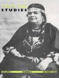 Cultural Studies (Volume 2 Issue 3) : Volume 2, Issue 3 - JOHN FISKE