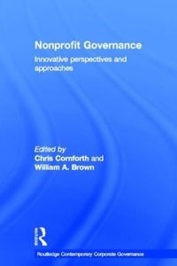 Nonprofit Governance : Innovative Perspectives and Approaches - Chris Cornforth