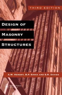 Design of Masonry Structures - A.W. Hendry