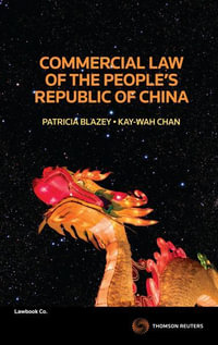 Commercial Law of the People's Republic of China - Patricia Blazey