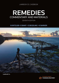 Remedies : 7th Edition -  Commentary and Materials - Normann Witzleb