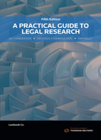 A Practical Guide to Legal Research : 5th Edition - Drossos Stamboulakis