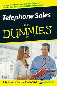 Telephone Sales For Dummies : For Dummies - Dirk Zeller