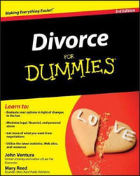 Divorce For Dummies, 3rd Edition : For Dummies - John Ventura