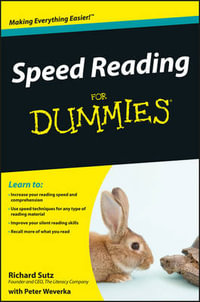Speed Reading For Dummies : For Dummies - Richard Sutz