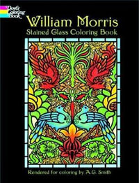 William Morris Stained Glass Coloring Book : Dover Design Coloring Books - WILLIAM MORRIS