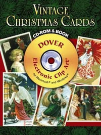 Vintage Christmas Cards CD-ROM and Book : Dover Electronic Clip Art - CAROL BELANGER GRAFTON