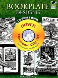 Bookplate Designs CD-ROM and Book : Dover Electronic Clip Art - CAROL BELANGER GRAFTON