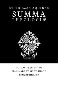 Man Made to God's Image : Ia. 90-102 - Thomas Aquinas