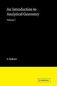 Introduction to Analytical Geometry - A. Robson