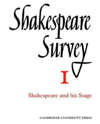 Shakespeare Survey : Shakespeare Survey Paperback Set - Allardyce Nicoll