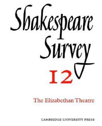 Shakespeare Survey : Shakespeare Survey - Allardyce Nicoll