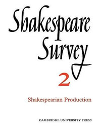 Shakespeare Survey : Shakespeare Survey - Allardyce Nicoll