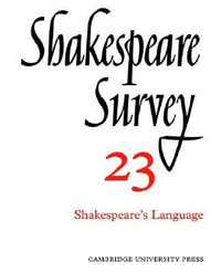 Shakespeare Survey : Shakespeare Survey - Kenneth Muir