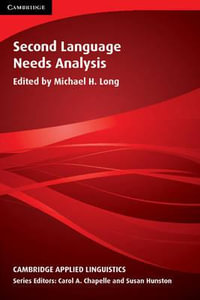 Second Language Needs Analysis : Cambridge Applied Linguistics - Michael H. Long