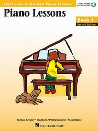 Piano Lessons Book 3 - Hal Leonard Student Piano Library Book/Online Audio [With CD (Audio)] : Hal Leonard Student Piano Library (Songbooks) - Fred Kern