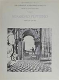 The Operas of Alessandro Scarlatti, Volume V : Massimo Puppieno - Alessandro Scarlatti