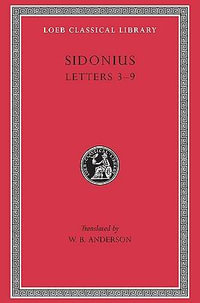 Letters : Books 3-9 - Sidonius