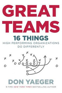 Great Teams : 16 Things High Performing Organizations Do Differently - Don Yaeger