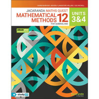 Jacaranda Maths Quest 12 Mathematical Methods : Units 3 &4 for Queensland eBookPLUS & Print + StudyON Mathematical Methods Units 3 &4 for QLD (Book Code) - Sue Michell