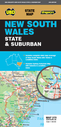 New South Wales State & Suburban Map 270 30th : State Map - UBD Gregory's