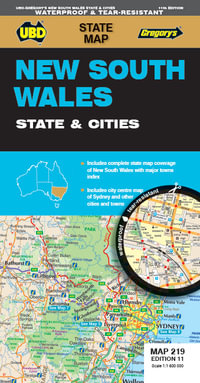 New South Wales State & Cities Map 219 : 11th Edition (waterproof) - UBD Gregory's
