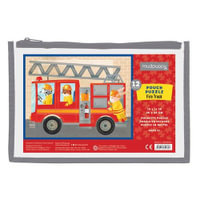 Fire Truck Pouch Puzzle : 12 Piece Jigsaw Puzzle - Stephanie Fizer Coleman