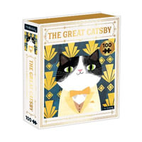 The Great Catsby Bookish Cats : 100-Piece Jigsaw Puzzle - Mudpuppy