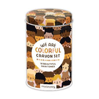 We are Colorful Skin Tone Crayon Set - Mudpuppy