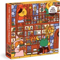 The Wizard's Library - Family Puzzle : 500-Piece Jigsaw Puzzle - Mudpuppy