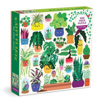 Happy Plants - Family Puzzle : 500-Piece Jigsaw Puzzle - Mudpuppy