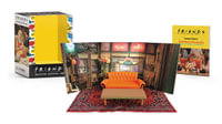 Friends: Desktop Central Perk : Mini 3.5-inch couch, coffee table, rug, and illustrated backdrop, perfect for any desk or table - Michelle Morgan