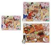 Sakura (Cherry Blossom) Picnic : An Anime Food 2-in-1 Double-sided 500-piece Puzzle - Le Delicatessen