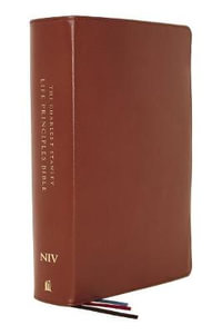 NIV Charles F. Stanley Life Principles Bible, 2nd Edition, Genuine Leather, Thumb Indexed, Comfort Print : Holy Bible [Brown] - Thomas Nelson