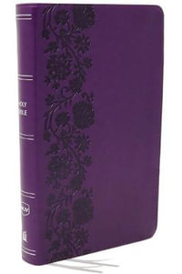 NKJV End-of-verse Reference Bible, Personal Size Large Print, Red Letter Edition, Comfort Print : Holy Bible [Purple] - Thomas Nelson