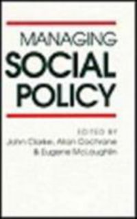 Managing Social Policy - John H. Clarke