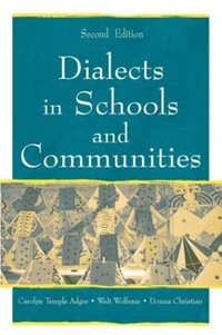 Dialects in Schools and Communities - Carolyn Temple Adger