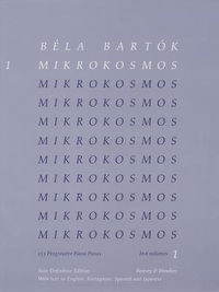 Bela Bartok - Mikrokosmos Volume 1 (Blue) : 153 Progressive Piano Pieces - Bela Bartok