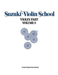 Suzuki Violin School, Vol 9 : Violin Part - Alfred Music