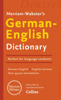 Merriam-Webster's German-English Dictionary - Merriam-Webster