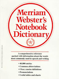 Note Book Dictionary - Merriam-Webster